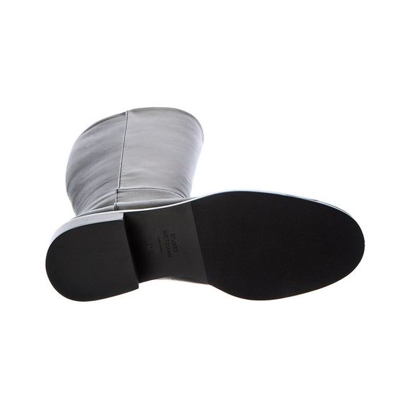 Stuart Weitzman Keelan Zip Leather Boot - Picture 4 of 5